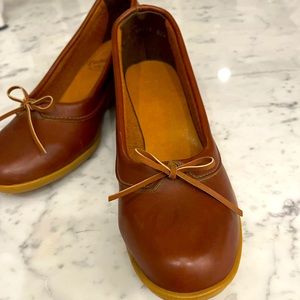 Vintage vegan leather shoes.